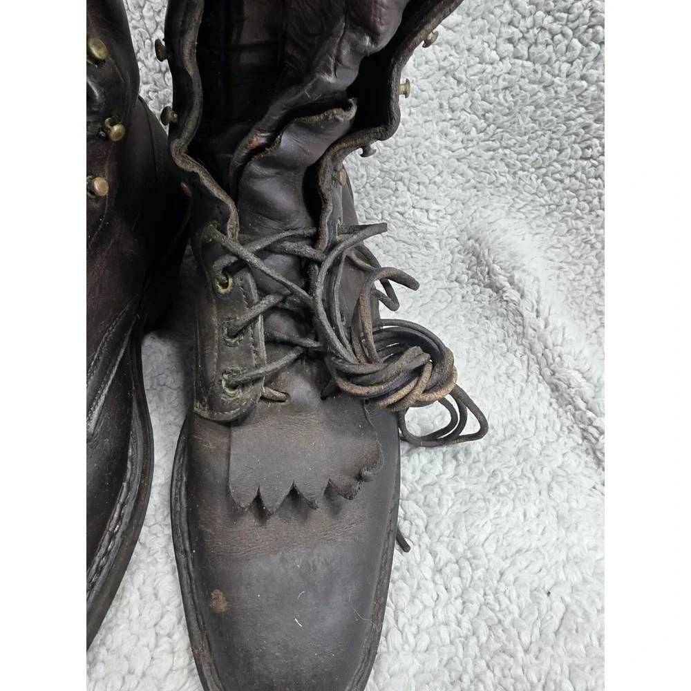 White's Hunter Vibram‎ Handmade Spokane Leather Boots Mens Size 10.5?? SEE DESC